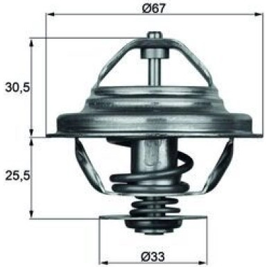 Thermostat, Kühlmittel TX 27 71D Thermostat, Kühlmittel TX 27 71D
