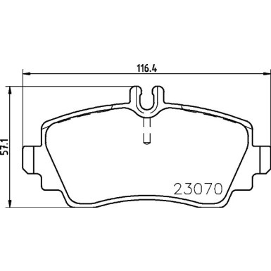 Hella Pagid Bremsbelagsatz, Scheibenbremse 8DB 355 018-281 Hella Pagid Bremsbelagsatz, Scheibenbremse 8DB 355 018-281