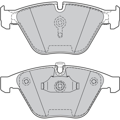 Valeo Bremsbelagsatz, Scheibenbremse 601357 Valeo Bremsbelagsatz, Scheibenbremse 601357