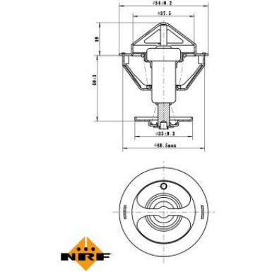 NRF Thermostat, Kühlmittel 725200