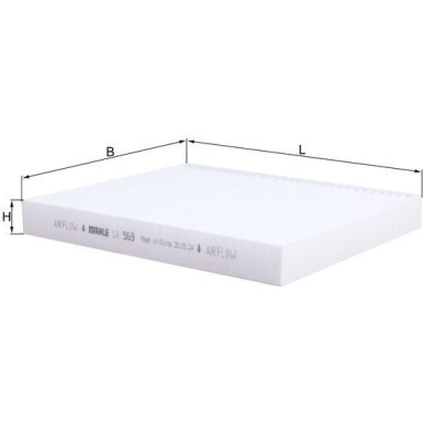 Knecht Filter, Innenraumluft LA 569