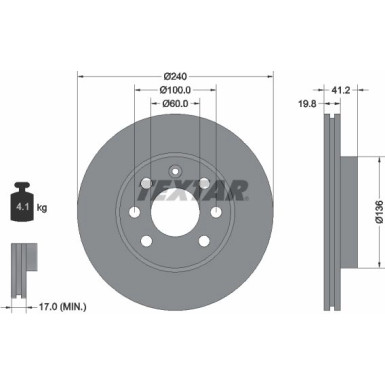 Bremsscheibe 92111403 Bremsscheibe 92111403