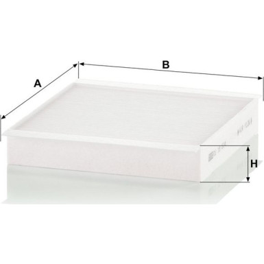 MANN-FILTER CU 19 014 Innenraumfilter, Partikelfilter MANN-FILTER CU 19 014 Innenraumfilter, Partikelfilter