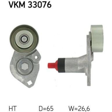 SKF Spannrolle, Keilrippenriemen VKM 33076