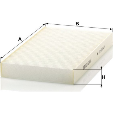 MANN-FILTER CU 2951 Innenraumfilter, Partikelfilter MANN-FILTER CU 2951 Innenraumfilter, Partikelfilter