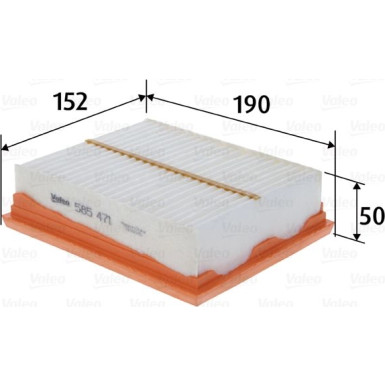 Valeo Luftfilter 585471