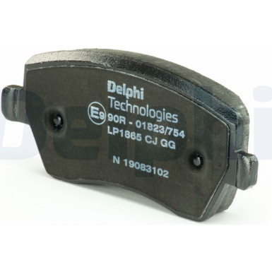 Delphi Bremsbelagsatz, Scheibenbremse LP1865 Delphi Bremsbelagsatz, Scheibenbremse LP1865