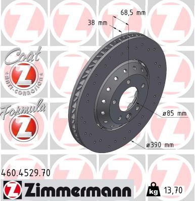 Zimmermann Bremsscheibe Formula Z 460.4529.70
