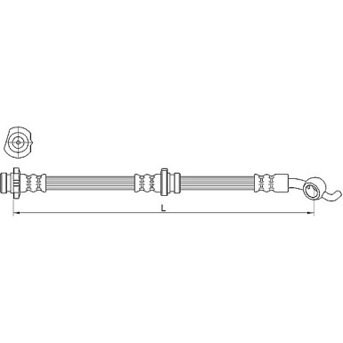 Metzger Bremsschlauch 4110391