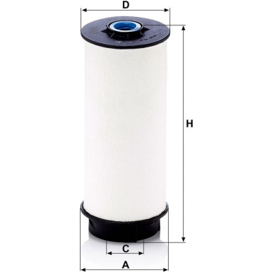 Kraftstofffilter PU 7004 Z