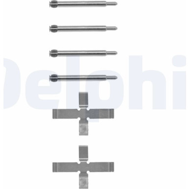 Zubehörsatz, Scheibenbremsbelag LX0039 Zubehörsatz, Scheibenbremsbelag LX0039