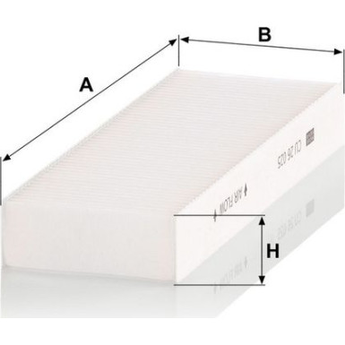 MANN-FILTER CU 26 025-2 Innenraumfilter, Partikelfilter