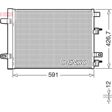 Kondensator, Klimaanlage DCN17063 Kondensator, Klimaanlage DCN17063