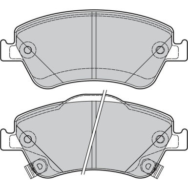 Valeo Bremsbelagsatz, Scheibenbremse 601040 Valeo Bremsbelagsatz, Scheibenbremse 601040