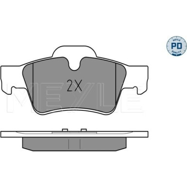 Meyle Bremsbelagsatz, Scheibenbremse MEYLE-PD: Advanced performance and design 025 239 2318/PD Meyle Bremsbelagsatz, Scheibenbremse MEYLE-PD: Advanced performance and design 025 239 2318/PD