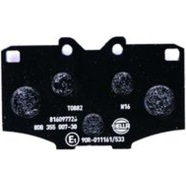 Hella Bremsbelagsatz, Scheibenbremse 8DB 355 007-301 Hella Bremsbelagsatz, Scheibenbremse 8DB 355 007-301