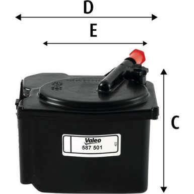 Valeo Kraftstofffilter 587501