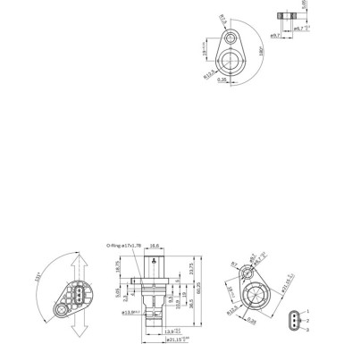 BOSCH Impulsgeber, Kurbelwelle 0 281 006 101