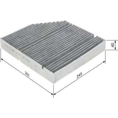 Filter, Innenraumluft 1 987 435 617 Filter, Innenraumluft 1 987 435 617