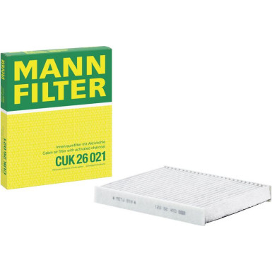 MANN-FILTER CUK 26 021 Innenraumfilter, Aktivkohlefilter MANN-FILTER CUK 26 021 Innenraumfilter, Aktivkohlefilter