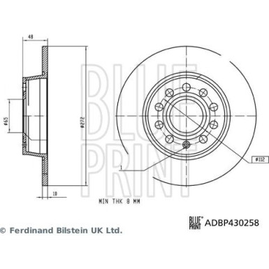 Bremsscheibe ADBP430258 Bremsscheibe ADBP430258