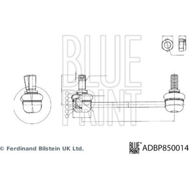 Blue Print Stange/Strebe, Stabilisator ADBP850014