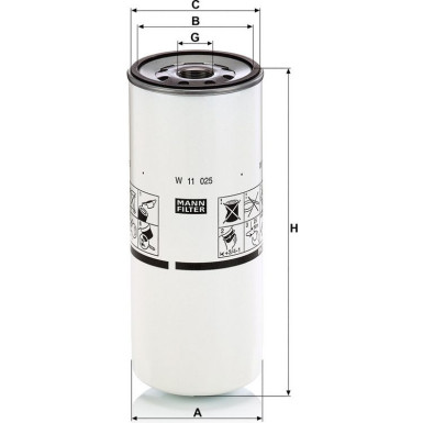 Ölfilter W 11 025 Ölfilter W 11 025