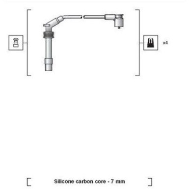 Magneti Marelli Zündleitungssatz 941318111159