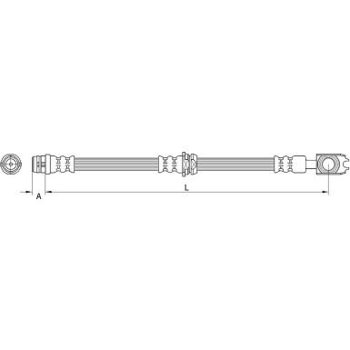 Metzger Bremsschlauch 4116205