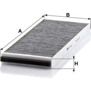 MANN-FILTER CUK 3955 Innenraumfilter, Aktivkohlefilter MANN-FILTER CUK 3955 Innenraumfilter, Aktivkohlefilter