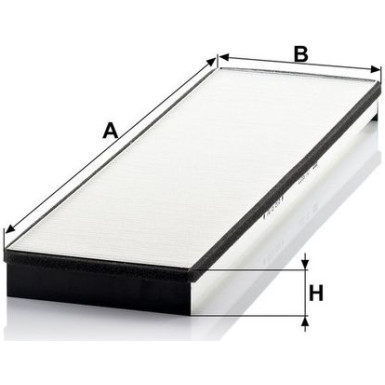 MANN-FILTER CU 5877 Innenraumfilter, Partikelfilter MANN-FILTER CU 5877 Innenraumfilter, Partikelfilter