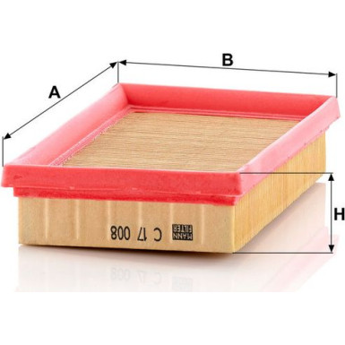 MANN-FILTER C 17 008 Luftfilter MANN-FILTER C 17 008 Luftfilter