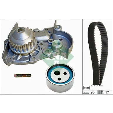 INA Wasserpumpe + Zahnriemensatz 530 0018 31