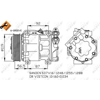 Kompressor, Klimaanlage 32271 Kompressor, Klimaanlage 32271