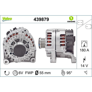 Generator Valeo Origins New OE TECHNOLOGIE 439879