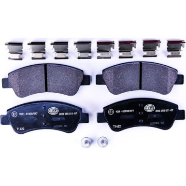 Hella Bremsbelagsatz, Scheibenbremse 8DB 355 011-071