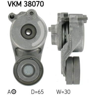 Spannrolle, Keilrippenriemen VKM 38070 Spannrolle, Keilrippenriemen VKM 38070