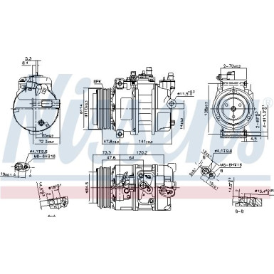 Kompressor, Klimaanlage 89496 Kompressor, Klimaanlage 89496