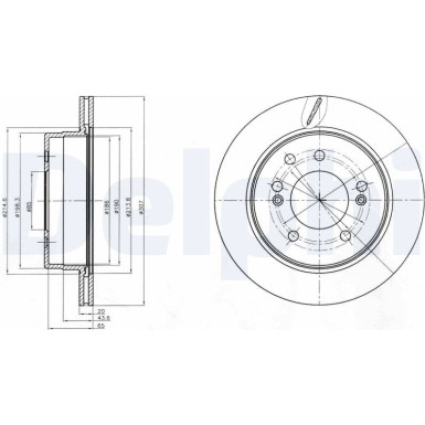 Delphi Bremsscheibe BG4273