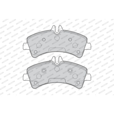 Ferodo Bremsbelagsatz, Scheibenbremse PREMIER ECO FRICTION FVR4429