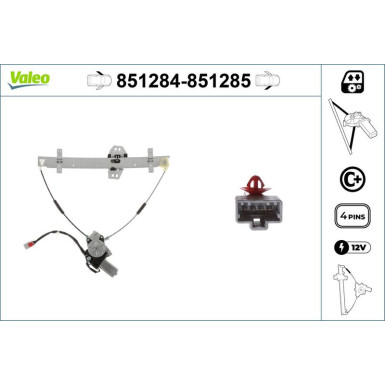 Valeo Fensterheber 851284