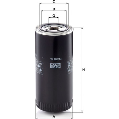 Ölfilter W 962/14 Ölfilter W 962/14