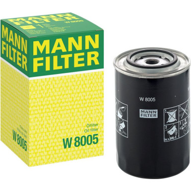 Mann-Filter Ölfilter W 8005 Mann-Filter Ölfilter W 8005
