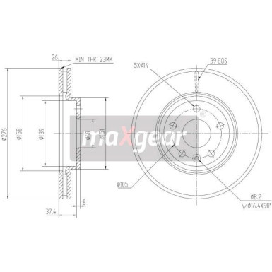 Bremsscheibe 19-2334