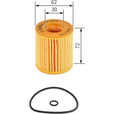 BOSCH 1 457 429 257 Ölfilter BOSCH 1 457 429 257 Ölfilter