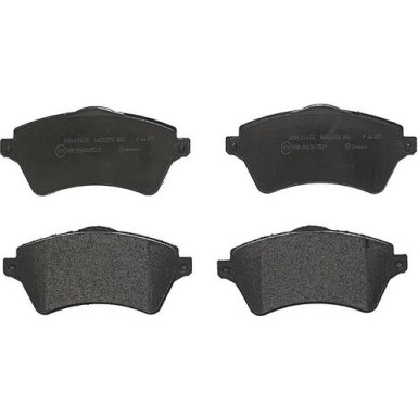 Brembo Bremsbelagsatz, Scheibenbremse PRIME LINE P 44 011 Brembo Bremsbelagsatz, Scheibenbremse PRIME LINE P 44 011