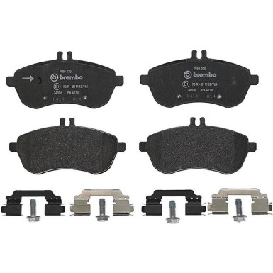 Brembo Bremsbelagsatz, Scheibenbremse PRIME LINE P 50 070 Brembo Bremsbelagsatz, Scheibenbremse PRIME LINE P 50 070