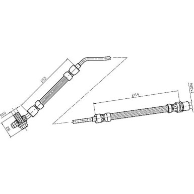 Metzger Bremsschlauch 4116217
