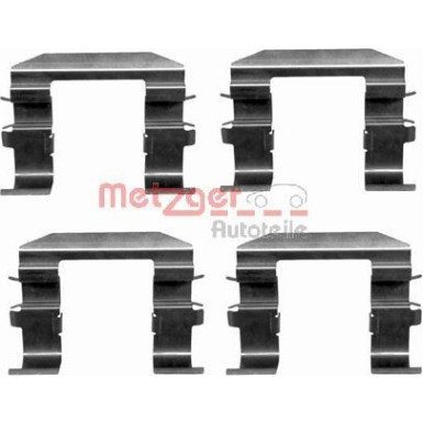 Metzger Zubehörsatz, Scheibenbremsbelag 109-1664