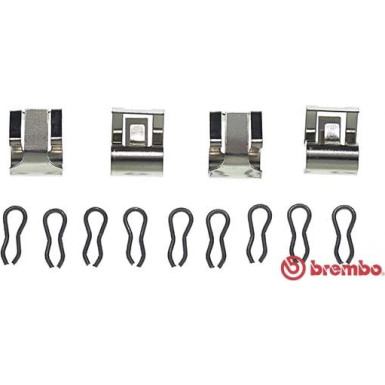 Brembo Zubehörsatz, Scheibenbremsbelag PRIME LINE A 02 203